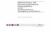 Directory of Pennsylvania Hospitals - Department of Health