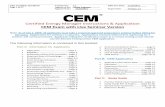 Certified Energy Manager Instructions & Application CEM Exam