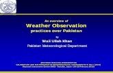 An overview of Weather Observation