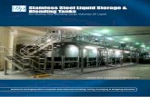 Stainless Steel Liquid Storage & Blending Tanks