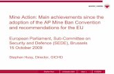 Mine Action: Main achievements since the adoption of the AP