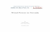 Wind Power in Nevada - University of Nevada, Las Vegas