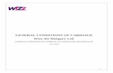 GENERAL CONDITIONS OF CARRIAGE Wizz Air Hungary Ltd