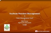 Soybean Nutrient Management - Agri-Food Laboratories