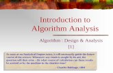 Introduction to Algorithm Analysis - NJU