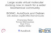 Large scale virtual molecular docking now in reach for a wider