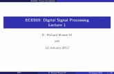 ECE503: Digital Signal Processing Lecture 1