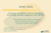Changes in Dutch Medical Research Act