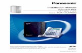 Panasonic KX-TDA50 Hybrid IP-PBX Installation Manual
