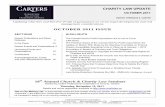 CHARITY LAW BULLETIN - Carters Professional Corporation