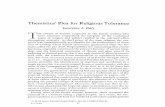 Themistius' Plea for Religious Tolerance - Greek, Roman, and