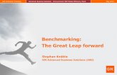 Benchmarking: The Great Leap forward