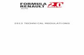 2013 TECHNICAL REGULATIONS - Renault Sport Italia