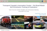 Transport Canada’s Innovation Centre – On-Road RD&D 6x2 ...