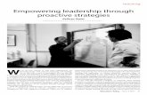 Empowering leadership through proactive strategies