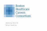 Wednesday, March 4th Partners HealthCare