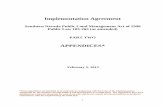SNPLMA Implementation Agreement Part II Appendices ...