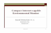 Compact Internet-capable Environmental Monitor