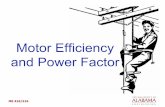 Motor Efficiency and Power Factor - University of Alabama