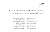 MD5 Considered Harmful Today - CCC