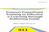 Convert PowerPoint Training to Effective e-Learning through