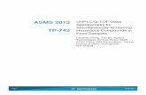 ASMS 2013 UHPLC/Q-TOF Mass Spectrometry for Simultaneously
