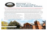 Inviting Applications and Nominations for Provost and vice ...