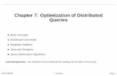 Chapter 7: Optimization of Distributed Queries