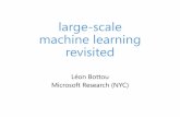 Large-Scale Machine Learning Revisited - Big data: theoretical