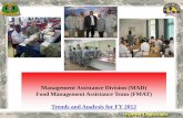 Management Assistance Division (MAD) Food Management