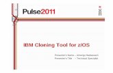 IBM Cloning Tool for z/OS