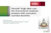 Plenish high oleic soy: the first biotech soybean product with