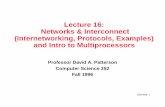 Lecture 16: Networks & Interconnect (Internetworking
