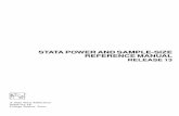 [PSS] Power and Sample Size - Stata