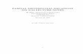 PARTIAL DIFFERENTIAL EQUATIONS MA 3132 LECTURE NOTES