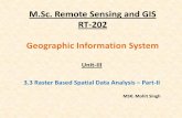 M.Sc. Remote Sensing and GIS RT-203 Geographic Information ...