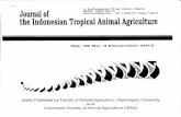 J. Trop. Anim. Agric. Kep Joumal of th Indonesian