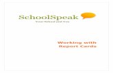 Working with Report Cards - SchoolSpeak