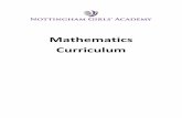Mathematics Curriculum - Nottingham Girls' Academy