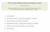 The R-matrix Method: phenomenological variant