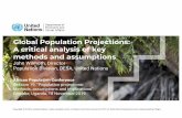 Global Population Projections: methods and assumptions ...