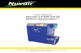User Manual Nuvair LP300 EK76 Nitrox Generator™
