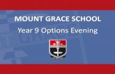 Year 9 Options Evening - Mount Grace School