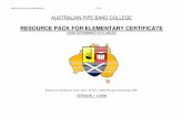APBC Resource Pack ELEMENTARY