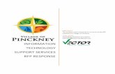 INFORMATION TECHNOLOGY SUPPORT SERVICES RFP RESPONSE
