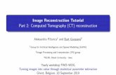 Image Reconstruction Tutorial Part 2: Computed Tomography ...