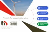 Minerals for a sustainable future