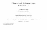 Physical Education Grade 10 - Midland Park School District