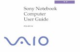 User Guide Computer Sony Notebook