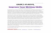 Improve Your Writing Skills - Quia